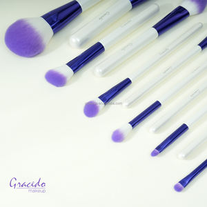 Juego de 12 <span class=keywords><strong>Brochas</strong></span> de Maquillaje Veganas de Colores Populares, Pelo Sintético Suave, Mango de Plástico, <span class=keywords><strong>Brochas</strong></span> para Rostro, Corrector y Afeitado - Product Image 5