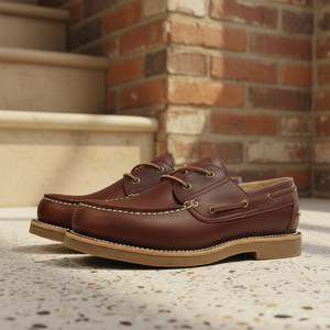 Zapatos Náuticos de Cuero para Hombre, <span class=keywords><strong>Mocasines</strong></span> Casuales Sin Cordones, Cómodos y Transpirables para Caminar a Diario, Listos para Enviar, Fábrica OEM ODM - Product Image 1