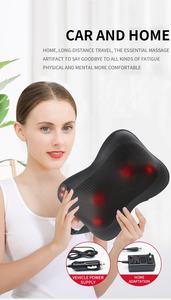 Autocuidado al por mayor masaje almohada de látex precio masajeador de espalda shiatsu vibrador cuello almohada mágica masajeador - Product Image 2