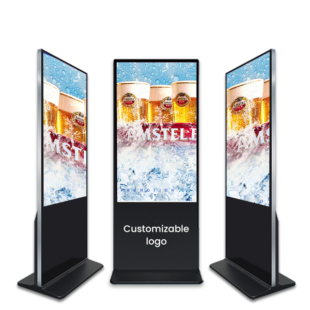 43 75 85 Inch Touch Screen Vertical Lcd Panel Stand Advertising Display Led Advertising Machine Full hd Big Advertising Screen