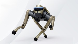 Robot chien quadrupède télécommandé Da Mao, alimenté par l'IA, en acier inoxydable, étanche, pliable, portable, tapis de marche extérieur - Product Image 5