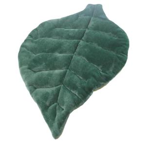 Leaf Shaped <b>Cat</b> <b>Mat</b> Oval Polyester Fiber Fill Hand Wash Pet Seat Cushion For <b>Cat</b> Custom Colors CWD004 - Product Image 5