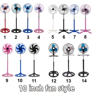 10 Zoll 3-Gang Oszillierender Ventilator mit Drehknopf-Steuerung Leistungsstarker Luftstrom für den Haushalt - Product Image 4