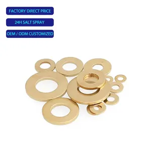 Best-selling Wholesale 304 Stainless Steel Plain Gaskets Round Lock Metal Flat Washer