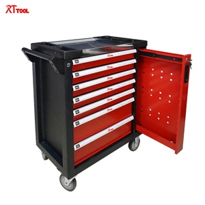 RTTOOL Meilleure Vente Chariot à Outils Manuel à 7 Tiroirs avec Table en Fer, Fabrication Allemande, Personnalisable OEM - Product Image 5