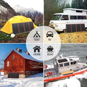 <span class=keywords><strong>DOKIO</strong></span> Livraison Gratuite Meilleures Ventes Système Solaire Flexible Pliable <span class=keywords><strong>300W</strong></span> 320W Énergie Solaire Kit Solaire Camping en Plein Air - Product Image 5