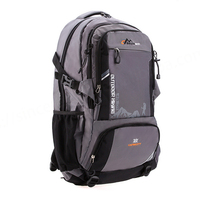 Sac à dos de randonnée et de voyage pour homme, grande capacité 56-75L, en polyester Oxford imperméable, personnalisable, avec cordon de serrage, vente chaude directe usine