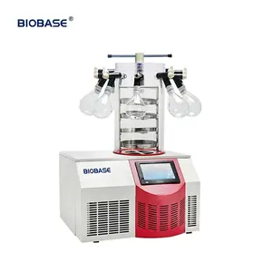 BIOBASE Tabletop Freeze Dryer Stoppering chamber with 8 port manifold -60 degree Freeze Drying Area 0.09m2 Tabletop Freeze Dryer