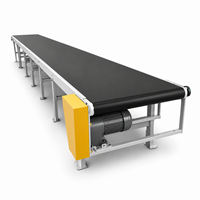 Système de convoyeur à bande en PVC pour entrepôt, manutention de colis, machine de convoyage à vitesse réglable, résistant au feu, durable, résistant à l'huile