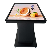 Table interactive LCD intelligente numérique HD d'intérieur, étanche, avec écran tactile capacitif 10 points, résolution 4K, système d'exploitation Android