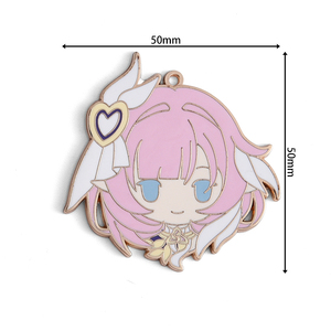 Cute Cartoon <b>Anime</b> Character Customized Design Souvenir Gift Metal Key Chain - Product Image 2