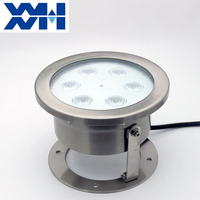 Lampe LED RGB Submersible pour Festival, IP68, 24V 24W, pour Bassin, Villa, Jardin, Fontaine, en Acier Inoxydable 304