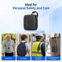 Traceur GPS Personnel Portable 4G P8 Mini, Étanchéité IP54, Alerte SOS, Localisateur Géofence pour la Sécurité des Personnes Âgées, des Enfants et des Animaux Domestiques (-20~55°C)