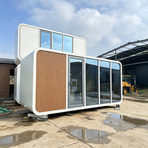 Casa Prefabricada Moderna de Estructura de Acero Modular, Espacio de Vivienda Móvil Tipo <span class=keywords><strong>Granny</strong></span> Flat, Mini Casa Tipo Cabaña, Casa Contenedor, Módulo de Jardín - Product Image 1