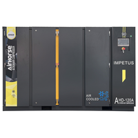 Compresseur d'air à vis rotatif industriel CE 250KW-7.5KW Stationnaire Variateur de fréquence Réduction du bruit
