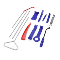 Kit d'outils de déverrouillage de voiture 15 pièces, ensemble de crochets de serrurier automobile Slim Jim d'urgence