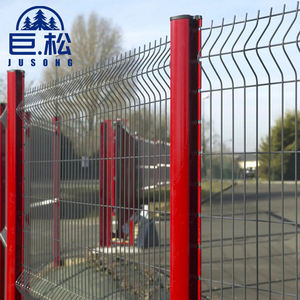 Valla de jardín de privacidad de malla de alambre soldada con panel curvo 3D decorativo para exteriores con valla de plástico PVC UV listón para el hogar - Product Image 2