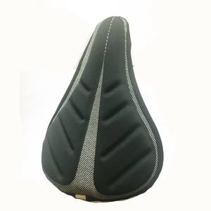 Funda para sillín de bicicleta Fengyzuodoian, almohadilla de silicona transpirable negra y cómoda para asiento de ciclismo, para bicicleta de montaña, unisex para adultos - Product Image 2