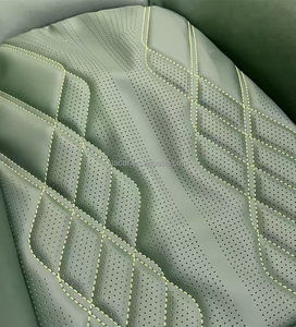 Coprisedile Auto Completo in Pelle Nappa Verde Personalizzato per Volkswagen Beetle - Product Image 3