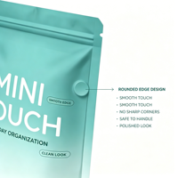 Sachet Doypack refermable personnalisé en PET/PE recyclable de petite taille pour emballage alimentaire (snacks, chips, etc.) – 3,5 oz
