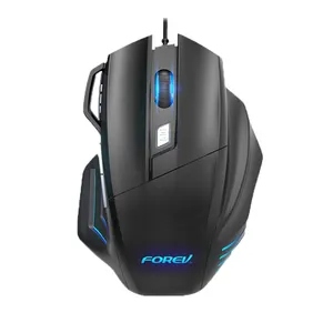 FVX7 wired 7-key cool glowing gaming mouse, ergonomics internet cafe, computer peripheral mouse