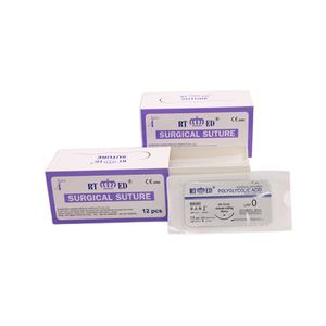 75cm jahitan bedah <span class=keywords><strong>Pga</strong></span> 910 Pgla jahitan Vicry Polyglactin jahitan bedah - Product Image 1