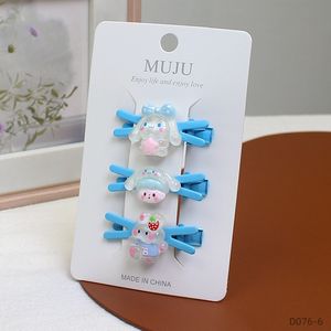 Set 3 Jepit Rambut untuk Poni Samping dengan Jepit Rambut Gadis Kartun Manis dan Dingin, Jepit Rambut Bunga untuk Anak-anak - Product Image 5