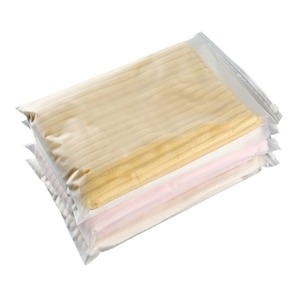 Reusable Frosted Zipper <b>Bag</b> Matte Clothing Packaging <b>Bag</b> Custom Logo Zip Lock Garment Storage <b>Bag</b> Apparel Packaging OEM Factory - Product Image 2