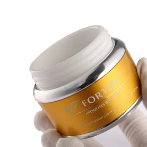 Custom Luxury Aluminum Glass Luxury Body Cream Jar Cosmetic Packaging Cream Jar Face Cream Jar7g 15g 30g 50g 100g 200g