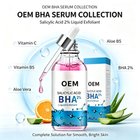Soin de la peau OEM 30ml Liquide Anti-rides Anti-âge Éclaircissant Vitamine C B5 BHA 2% Aloe Vera Réduit les rougeurs Points noirs Usage domestique