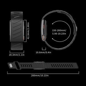 Bracelet Connecté Sportif Sans Écran 2026 KR96 PRO Étanche 3 ATM Montre Intelligente Cardiofréquencemètre Suivi d'Activité pour Femmes et Hommes - Product Image 5