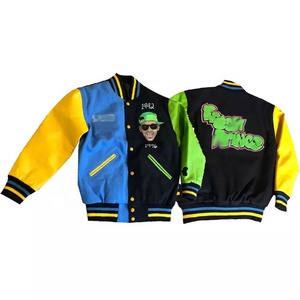 2024 vente en gros nouvelle meilleure qualité personnalisée adulte jeunesse Baseball Letterman veste hiver polaire varsity veste dans High Street Style - Product Image 2