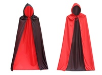 Offre Spéciale – Cape à Capuche en Polyester pour Costume de Cosplay Halloween, Modèle « Faucille de la Mort du Diable Noir », Taille Unique, Inspirée des Films et Séries TV