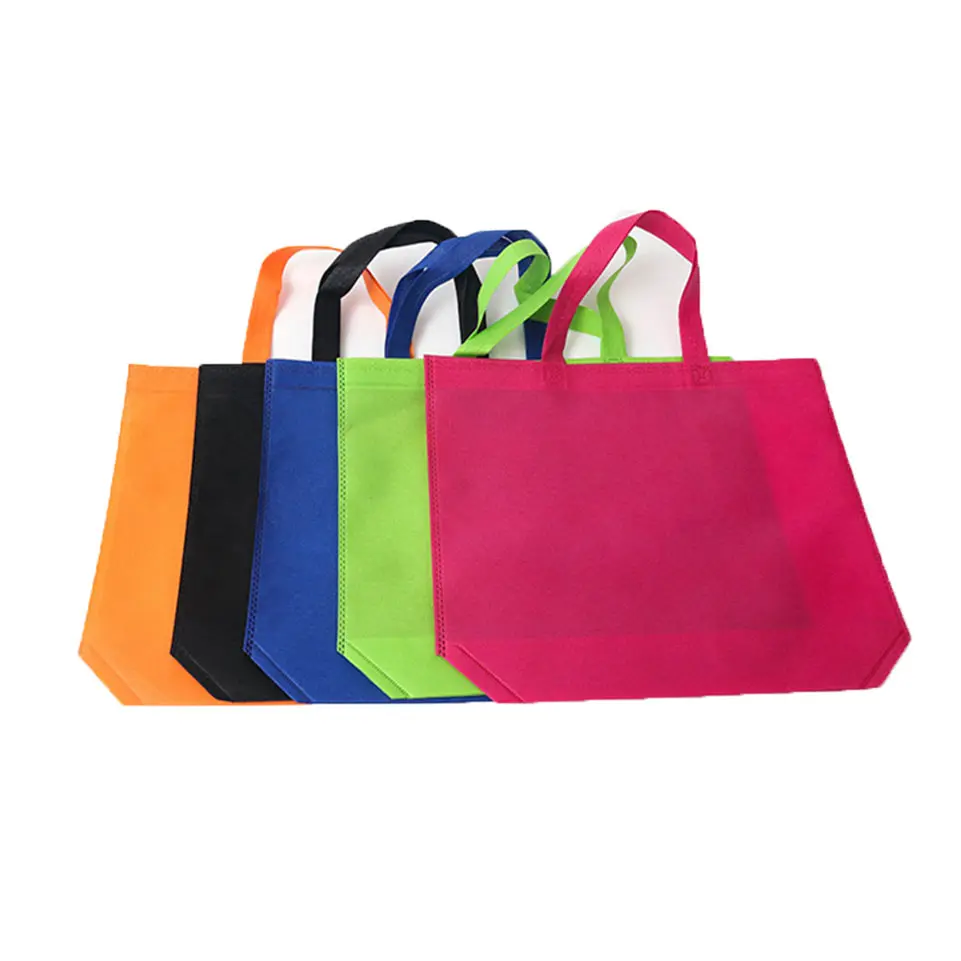 Pp ארוג לא ארוג קניות rpet שקיות shopper ארוג תיק לחיות מחמד חנות בד לא ארוג קניות תיק