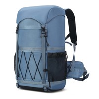 Sac à dos de randonnée imperméable à la mode pour le camping, l'escalade, le ski et le cyclisme avec fermeture à glissière et doublure en polyester