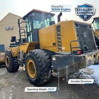 2019 Gebrauchter 5-Tonnen-Radlader, Ausgezeichneter Zustand, 2,5m³ Schaufel, 162kW Sparsamer Motor für Kohlelagerplätze und Sandgruben