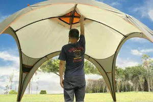 Воздушная палатка на 6-10 человек, Высококачественная Солнцезащитная палатка, сверхпрочная Брезентовая палатка