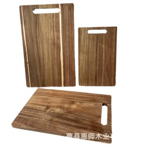 Tablas de cortar rectangulares de madera de acacia con asa para uso en la cocina - Product Image 3