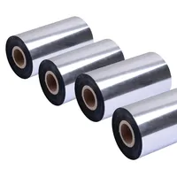 Cinta de Resina Termotransferible Mejorada con Cera, Núcleo de 1/2 Pulgada, Compatible con Tinta para Códigos de Barras, para Impresión de Etiquetas