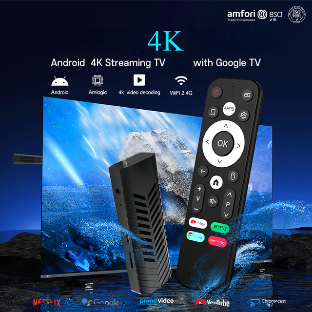 I96D10 Cross-border TV Box S905L Android 4K HD Network Player Foreign Trade Box with Wireless for and Screen Mirroring