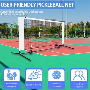 Jaring bola acar <span class=keywords><strong>Mini</strong></span>, jaring bola acar 5 kaki portabel luar ruangan dengan tas jinjing, untuk jalan masuk rumah halaman belakang luar ruangan - Product Image 6