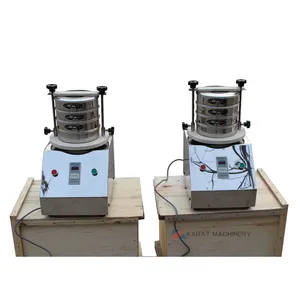 Les tamis d'essai de laboratoire de sol secouent l'équipement de criblage pour l'industrie minière/machine de tamis de finesse de quartz de laboratoire