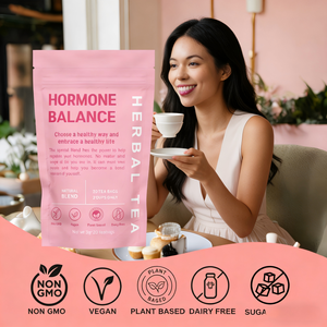 Thé apaisant pour le soutien hormonal féminin - Mélange d'herbes naturelles - Confort et relaxation <span class=keywords><strong>du</strong></span> cycle - Complément bien-être post-stress - Product Image 3