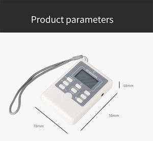 Mini Pocket LCD Digital AM FM Dual Band Radio Alarm <b>Sleep</b> Timer <b>Light</b> Handheld AAA Battery Operated Broadcast Receiver - Product Image 2