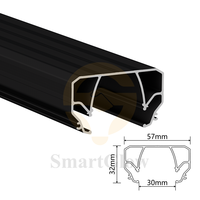Profilés en aluminium pour plafond tendu, fabrication de bandes lumineuses LED, décoration, film souple, plafond tendu, profilés en aluminium