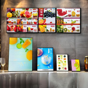 Marco Rectangular <span class=keywords><strong>de</strong></span> Aluminio, Pantalla LED <span class=keywords><strong>de</strong></span> Alto Brillo para Menús, Caja <span class=keywords><strong>de</strong></span> Luz Publicitaria Retroiluminada para Restaurantes <span class=keywords><strong>de</strong></span> Comida Rápida, Interior - Product Image 2
