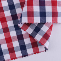 Tissu d'uniforme scolaire à carreaux teint en fil, polyester coton 80/20