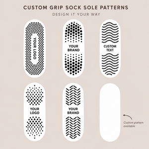 Chaussettes de yoga antidérapantes personnalisées avec logo imprimé pour femmes, en coton, avec grip, pour Pilates, vente en gros, design antidérapant, chaussettes de ballet en promotion - Product Image 3