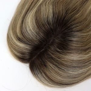 모노 토퍼의 6x6.5 클립 여성을위한 작은 영역 탈모 인모 토퍼에 대한 원래 처리되지 않은 사용자 정의 특별 - Product Image 4