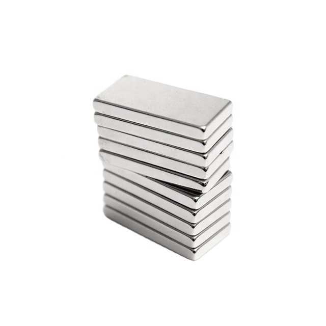 U-POLEMAG Large Square Thin Flat Neodymium N52 Magnet Super Strong & Powerful Nickel Coated for Generator Cutting Service